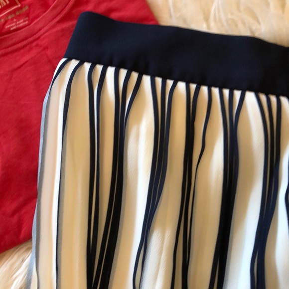 NWT J.Crew Lined Pleated Skirt Sz 10 - Picture 2 of 8